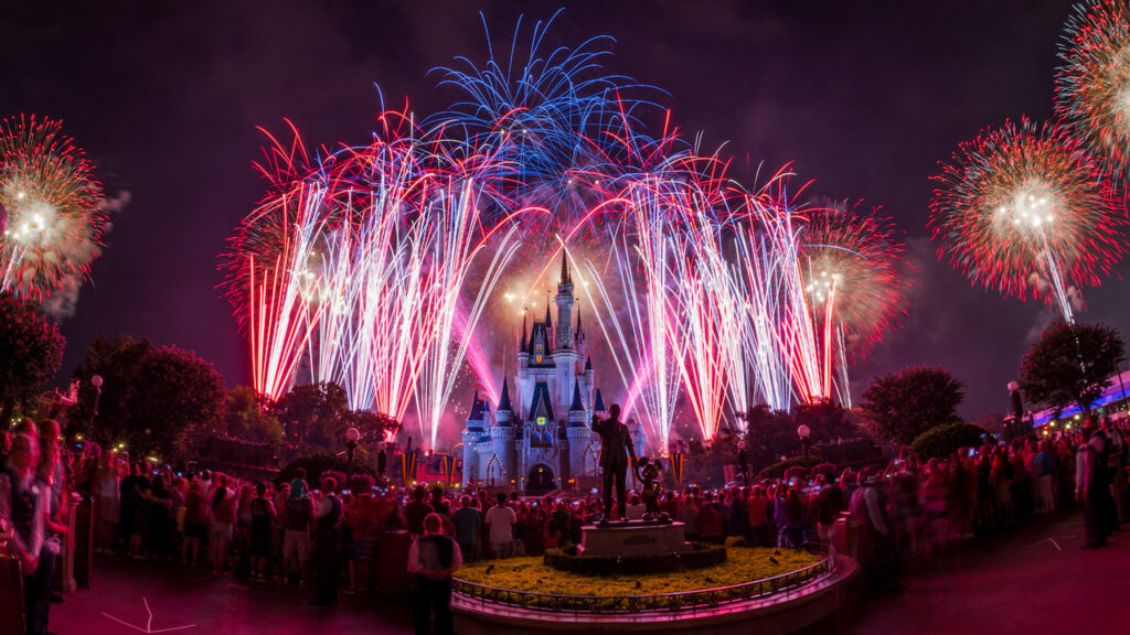 4 de julho - Fireworks Magic Kingdom
