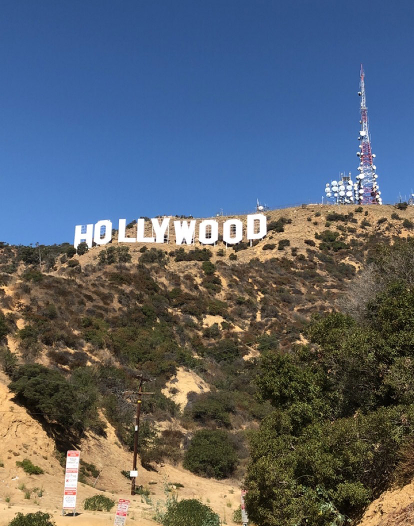 Letreiro de Hollywood em Hollywood Hills, Los Angeles, Estados