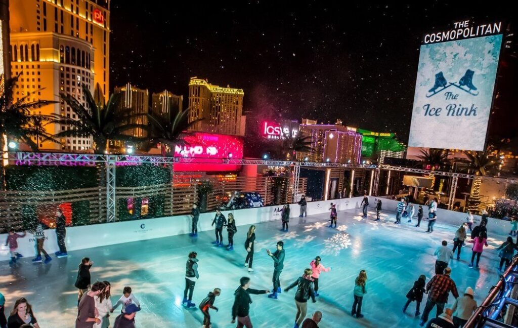 Patinação no gelo em Las Vegas é no The Cosmopolitan 1