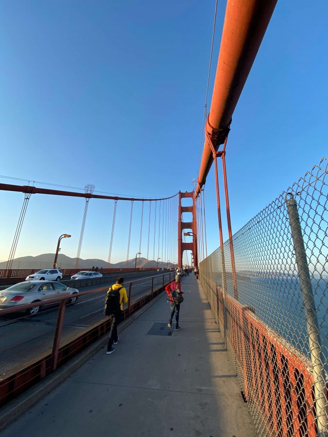 Golden Gate a pé