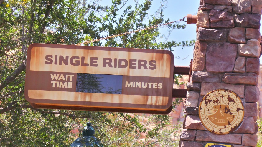 Single Rider na Disney Califórnia