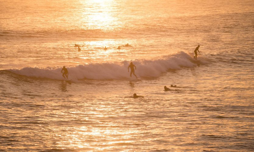 A cidade do surfe na califórnia Huntington Beach