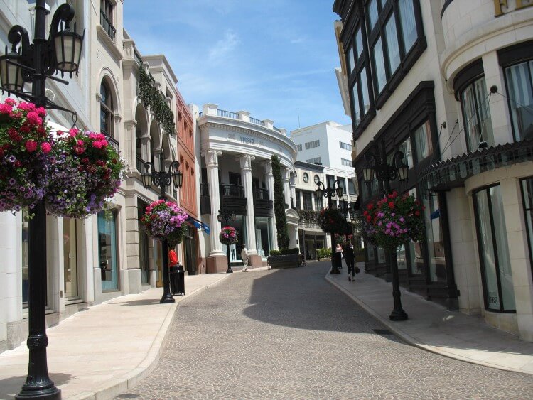O glamour de Beverly Hills na Rodeo Drive