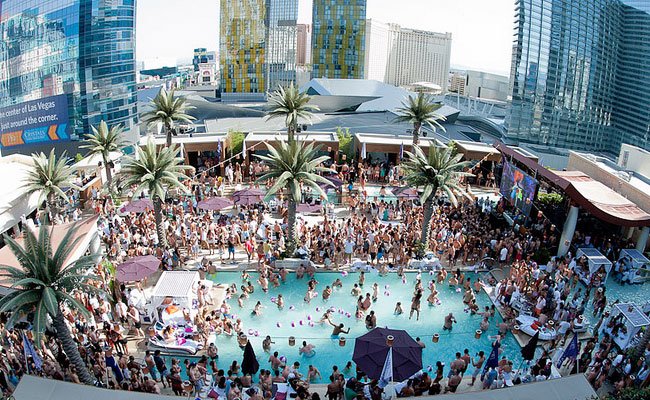 Marquee Dayclub Pool Party no The Cosmopolitan