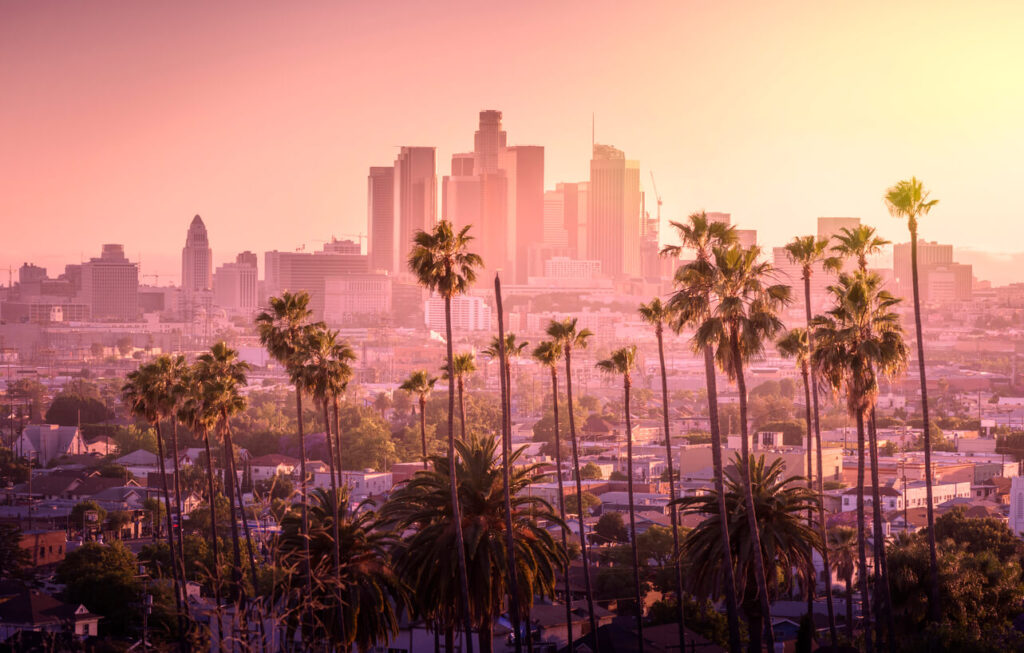 Cidade de Los Angeles na Califórnia