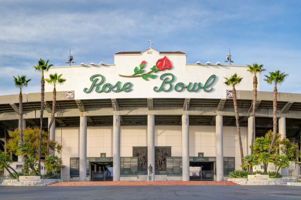 estádio rose bowl em pasadena na califórnia