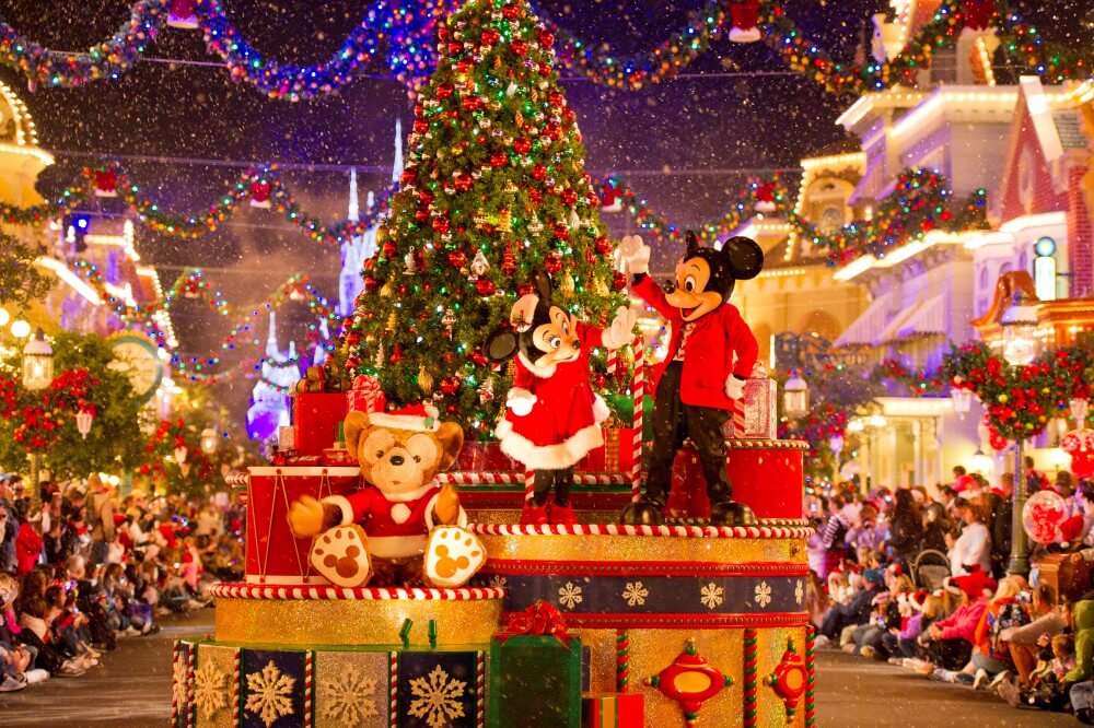 Natal nos parques da Disney em Orlando
