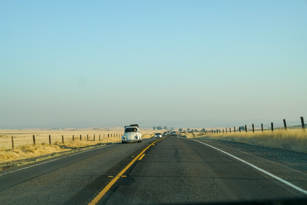 estrada de fresno na califórnia