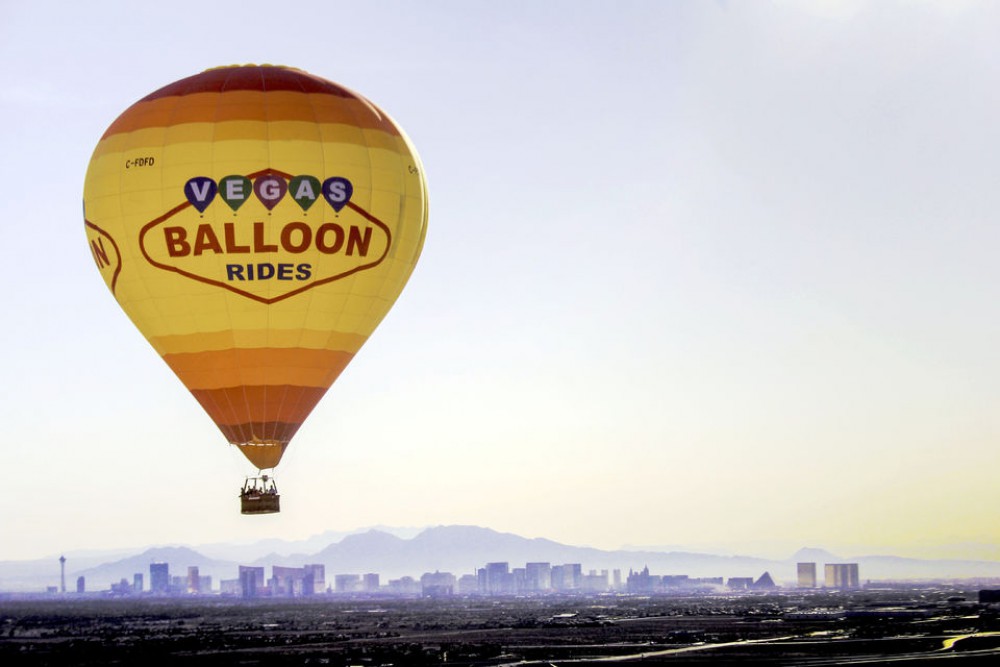 Passeio de balão em Vegas