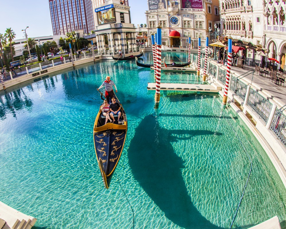 Divirta-se com o passeio de gôndola no The Venetian