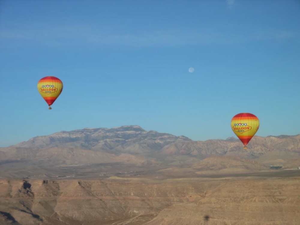 Tour de balão em Las Vegas