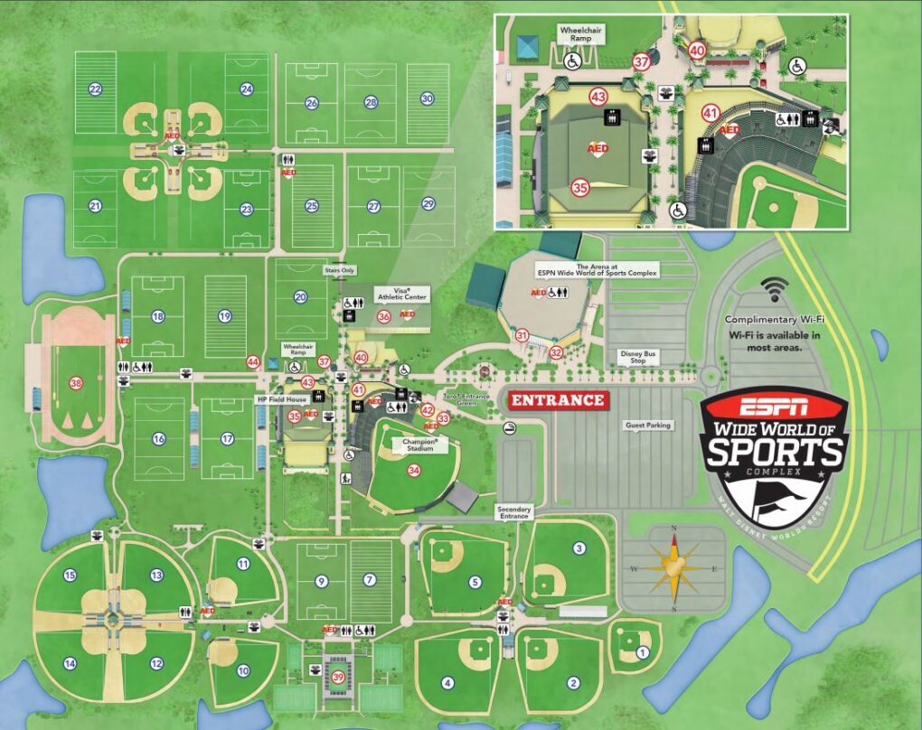 Mapa do ESPN World