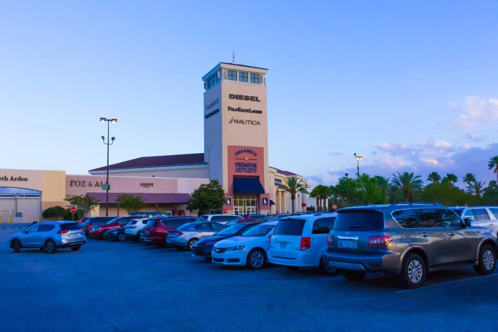 The shopping mall Orlando premium outlet