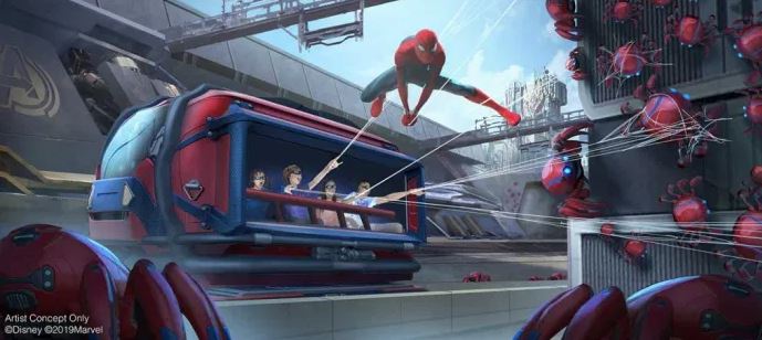 Quinjet, avião dos Vingadores, é instalado no Avengers Campus, a land da Marvel na Disney 4