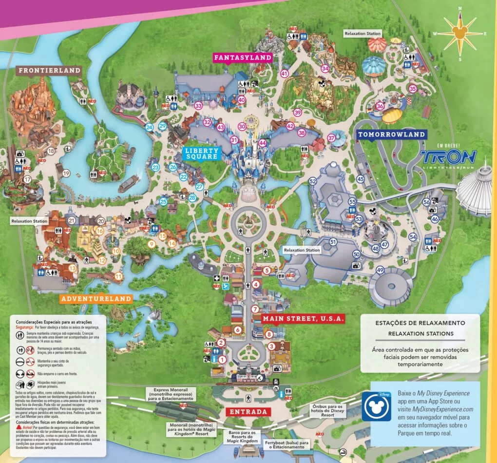 mapa magic kingdom