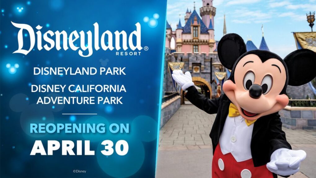 Disney Califórnia anuncia reabertura para o dia 30 de abril 1