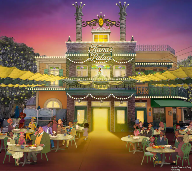 Tiana's palace restaurant- disney