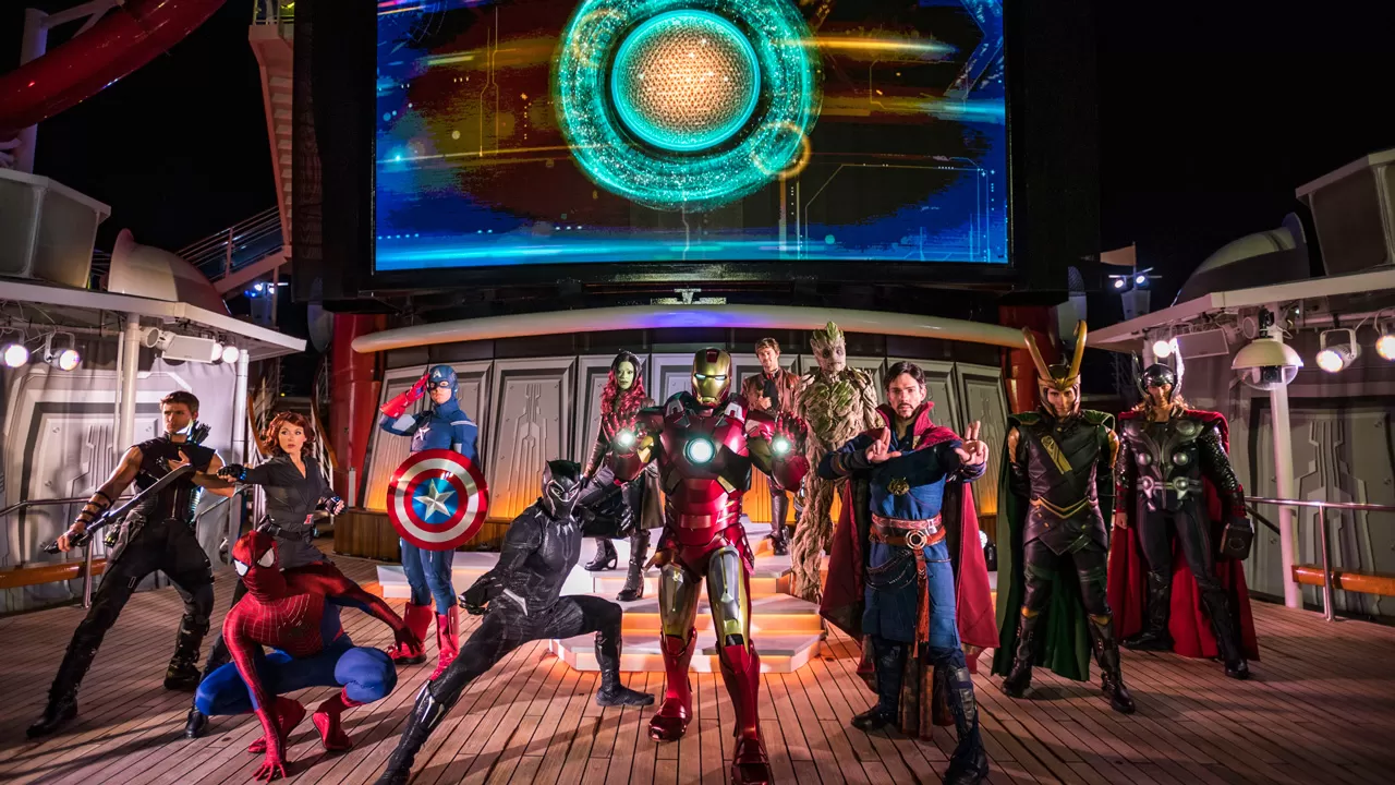 Marvel Day em alto mar a bordo do Disney Magic